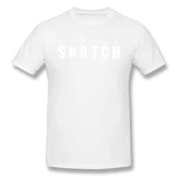 Snatch EssentialAnime Clothes Design Bodybuilding Pumping GYM Muscle Training Crossfit 100% Cotton Men T-Shirt Crew Neck Tops