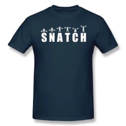 Snatch EssentialAnime Clothes Design Bodybuilding Pumping GYM Muscle Training Crossfit 100% Cotton Men T-Shirt Crew Neck Tops