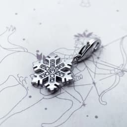 Snowflake Pendant Dangle Charm Hot Sell Europe Winter Fashion Romantic Gift 925 Sterling Silver Pure For Women