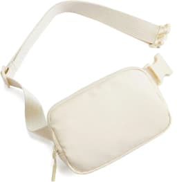 2024 Waist Bag for Women Fanny Pack with 2 Zipper Pocket Chest Bag Outdoor Crossbody Adjustable Strap Casual Travel Shoulder Bag