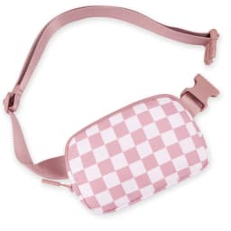 2024 Waist Bag for Women Fanny Pack with 2 Zipper Pocket Chest Bag Outdoor Crossbody Adjustable Strap Casual Travel Shoulder Bag