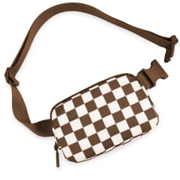 2024 Waist Bag for Women Fanny Pack with 2 Zipper Pocket Chest Bag Outdoor Crossbody Adjustable Strap Casual Travel Shoulder Bag