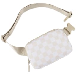 2024 Waist Bag for Women Fanny Pack with 2 Zipper Pocket Chest Bag Outdoor Crossbody Adjustable Strap Casual Travel Shoulder Bag