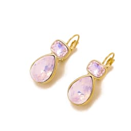 CARLIDANA Trendy Water Drop Colorful White Green Crystal Hoop Earrings Women Jewelry 18k Gold Plated Earrings Jewelry