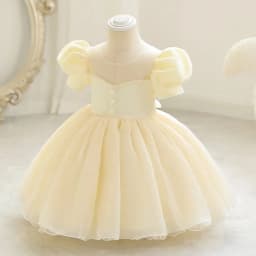 Baby Girls 1st Birthday Baptism Beading Dress For Girls Princess Luxury Costumes Kids Party Clothes Toddler Dresses