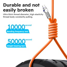 3 in 1 USB Cable 6A 120W USB Cable Fast Charging Data Cord For Iphone Samsung Huawei Xiaomi Multi Port Multiple Charging Wire