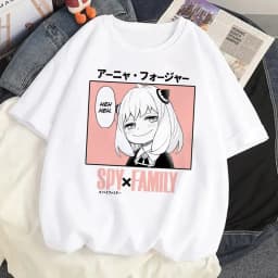 Loid Forger Yor Forger Anya Forger T-shirt Cartoon Manga Anime Harajuku Graphic Kawaii T-shirt For Men's Women's Shirt