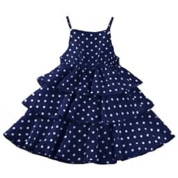 Princess Dress for Kids 4-12 Years Summer Polka Dot Cake Dress For Girls Formal Dresses Birthday Hosting Party Beach Vacation