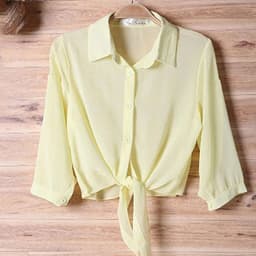 Thin Short Sleeve Chiffon Blouse for Women Casual Button Up Shirts Summer Sun Protection Clothes White Tops New 13556