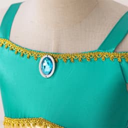 Elegnat Jasmine Princess Girls Dress Cosplay Green Exotic Birthday Dresses for Girl Fashion Holiday Children Costume Kid Clothes