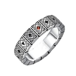 Buyee 925 Sterling Silver Female Ring Finger Elegant Crystal Poker Open Ring for Women Fashion Fine Jewelry Circle