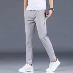 Spring and Autumn Men's Golf Slim Fit Pants High Quality Elastic Fashion Trend Versatile Casual Breathable Pants Three Colors