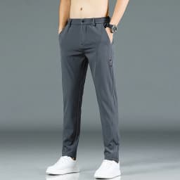 Spring and Autumn Men's Golf Slim Fit Pants High Quality Elastic Fashion Trend Versatile Casual Breathable Pants Three Colors