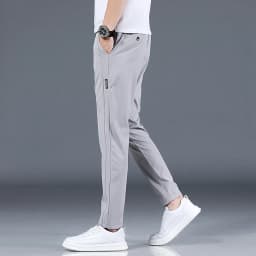 Spring and Autumn Men's Golf Slim Fit Pants High Quality Elastic Fashion Trend Versatile Casual Breathable Pants Three Colors