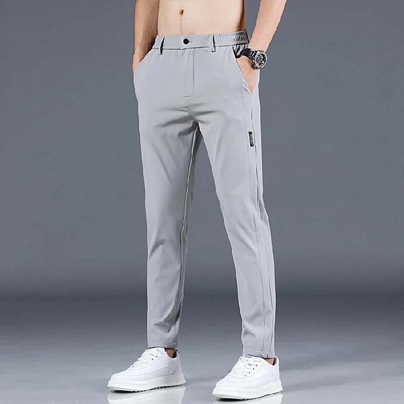 Spring and Autumn Men's Golf Slim Fit Pants High Quality Elastic Fashion Trend Versatile Casual Breathable Pants Three Colors