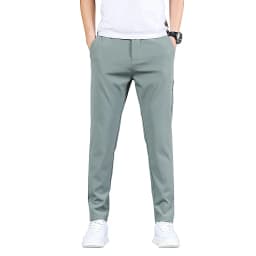Spring and Autumn Men's Golf Slim Fit Pants High Quality Elastic Fashion Trend Versatile Casual Breathable Pants Three Colors