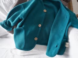 Korean Children's Loose Solid Color Long Sleeved Cardigan Autumn Style Pure Cotton Casual Top Jacket for Boys and Girls