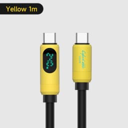 Hagibis USB C to USB C Cable with LED Display Type C Fast Charger Cable PD 240W Charging Cord for iPhone 16 17 Pro Macbook Pixel