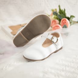 Meckior 2024 New Kids Girls Shoes New Moccasins Candy Color Soft Bottom Non-slip Children's Shoes Fashion Party Princess Shoes