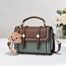 Simple fashion color contrast trend women's handbag, the temperament of all the college style single shoulder crossbody bag, plu