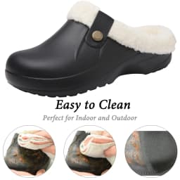 Fashion Men Cotton Slippers Winter Women Men Short Plush Slippers Casual Waterproof Garden Men Shoes New Fur Furry Cotton Shoes