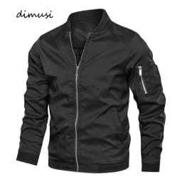 Spring Autumn Men's Windbreaker Jacket Casual Lightweight Jacket For Men Sports Zip Up Coat with Pockets Clothing