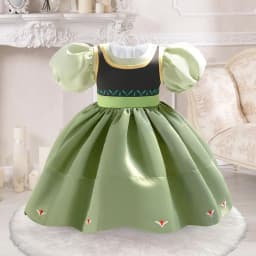 Baby Girls Snow White Princess Gown Toddler Frozen Exotic Party Dress Anna Elsa Cosplay Dresses Kids Jasmin Green Costume Wear