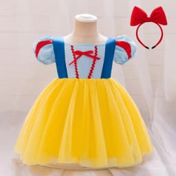 Baby Girls Snow White Princess Gown Toddler Frozen Exotic Party Dress Anna Elsa Cosplay Dresses Kids Jasmin Green Costume Wear