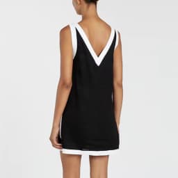 Chic Patchwork Sleeveless Linen Dress Women's 2026 Summer New Casual Loose Holiday Backless Mini Dresses Vestidos