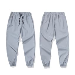 Night Reflective Casual Pants Men's Elastic Waist Fashion Skateboard Trousers Streetwear Hip Hop Harajuku Jogger Sweatpants Male