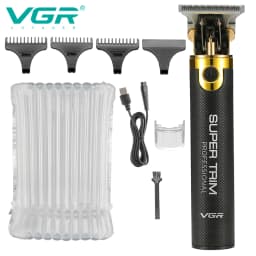VGR 082 Hair Trimmer T9 Professional Hair Cutting Machine Cordless Rechargeable Bald Trimmer for Men