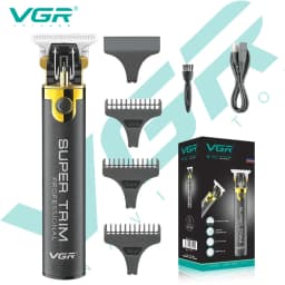 VGR 082 Hair Trimmer T9 Professional Hair Cutting Machine Cordless Rechargeable Bald Trimmer for Men
