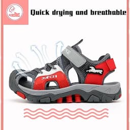 Kids Boys Girls Sports Sandal Summer  Outdoor  Athletic Water Shoes  Child Pool Beach Sneakers Slip Resistant