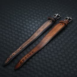 New Retro Black Brown Genuine Leather Belt Buckle Wide Wrap Bracelets Men Women Bangle Outdoor Jewelry