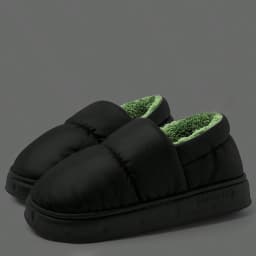 Men's Home Slippers Warm Shoes Bag Heel Indoor and Outdoor Non-slip Thick Bottom Casual Daily Home Bag Heel Cotton Shoes