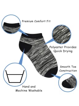 12 Pairs Toddler Kids Socks Half Cushion Low Cut Ankle Socks Boy Girl Athletic Socks 2-10 Years Old