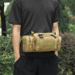 Multifunction 1PC Outdoor Backpack Hunting Waist Pack Waist Bag Camping Hiking Pouch Chest Bag For Men Waterproof Fishing Bag