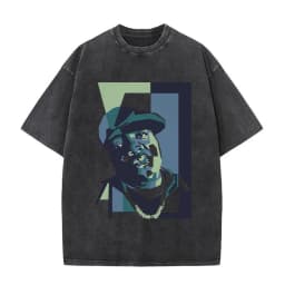 Washed Vintage The Notorious Big Ready To Die Big Poppa Album Graphic T Shirts Men Women's Hip Hop Rapper Biggie Smalls T-shirts