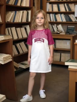 Summer girls' fashion dress two-piece set, white letter printed suspender dress, mesh short sleeved top
