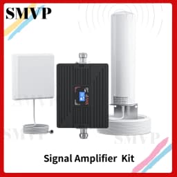 SMVP 360 ° omni Network, 2G, 3G, 4GAmplifier 1800 2100 2600mh Cellular Mobile Phone Signal Amplifier Kit and Internet Booster