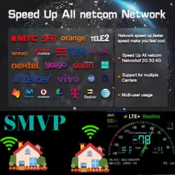 SMVP 360 ° omni Network, 2G, 3G, 4GAmplifier 1800 2100 2600mh Cellular Mobile Phone Signal Amplifier Kit and Internet Booster