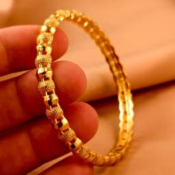 Dubai Kurdish Turkish Gold Plated Bangles for Women Middle East Wedding Accessory Bridal Bracelets Jewelry