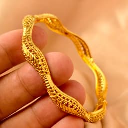Dubai Kurdish Turkish Gold Plated Bangles for Women Middle East Wedding Accessory Bridal Bracelets Jewelry