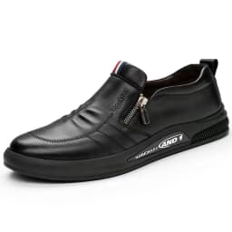 2024 New Casual Leather Shoes Men Fashion Loafers Autumn Slipon Flat Brand Business Shoes Man Sneakes Comfort Moccasins Zapatos