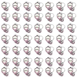50PCS Medical Keychain Stethoscope Nurse Uniform for Nurse Doctor Keyring Women Men Fashion Medical Key Accessories Friends Gift