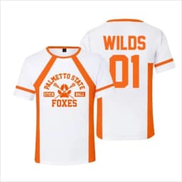 2024 New The Foxhole Court Palmetto State Foxes Lacrosse Jersey Cosplay Wilds Minyard 3d Tshirt Men/women Short Sleeve Kids Tees