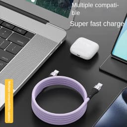 100W PD Dual USB C To Type C Magnetic Super Fast Charger Cable For Huawei Samsung Xiaomi Usb TypeC 3A High-speed Charging Cable