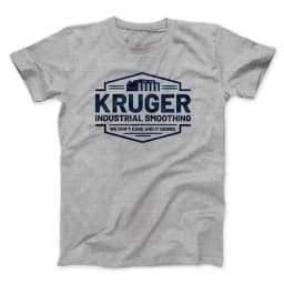 KRUGER INDUSTRIAL SMOOTHING MEN/UNISEX T-SHIRT Graphic Print Casual Tee Shirts