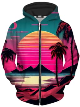 Psychedelic Pattern 3D Printed Scenery Zipper Hoodies Men Women Fashion Hooded Oversized Hoodie Kids Zip Up Sweatshirts Coat