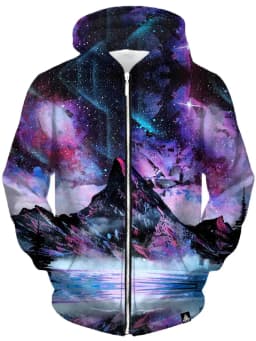 Psychedelic Pattern 3D Printed Scenery Zipper Hoodies Men Women Fashion Hooded Oversized Hoodie Kids Zip Up Sweatshirts Coat